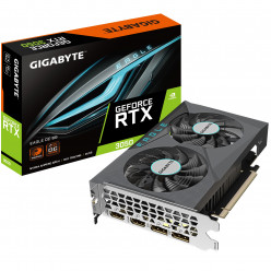 Gigabyte GeForce RTX™ 3050 EAGLE OC 6G / 6GB GDDR6 96bit, 1500/14000MHz, CUDA 2304, Dual Fan, PCIeX16 4.0, 2xHDMI, 2xDP, WindForce Cooling System, 2x Unique Blade Fans, Alternate Spinning, 3D Active Fan, Black, Retail